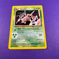 Ariados 27/111 Non Holo Pokemon TCG Card Vintage Neo Genesis Trading Card TCG - Image 1