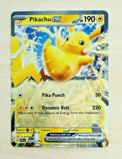 Pikachu ex 063/193 Double Rare Paldea Evolved Pokemon Card TCG NM Pack Fresh! - Image 1