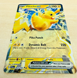 Pikachu ex 063/193 Double Rare Paldea Evolved Pokemon Card TCG NM Pack Fresh! - Image 2