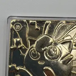 1999 Pokemon Jigglypuff 24K Gold Plated Trading Card Burger King - Image 4