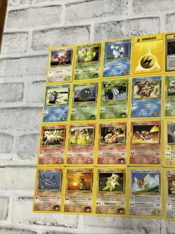 Pokemon Gym Heroes Pokemon Lot of 40 Cards Vintage Vtg Card - NO DUPES - LP TCG - Image 2