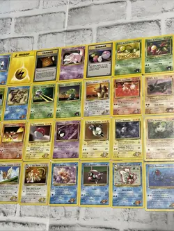Pokemon Gym Heroes Pokemon Lot of 40 Cards Vintage Vtg Card - NO DUPES - LP TCG - Image 4