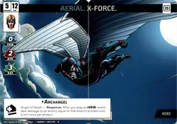 Marvel Champions Next Evolution Promo Card Alternative Art Hero Angel/Archangel - Image 1