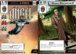 Marvel Champions Next Evolution Promo Card Alternative Art Hero Angel/Archangel - Image 2