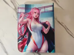 Anime Waifu Trading Card 4-Pocket Small Zipper Binder - Zero Two - Image 2