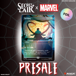 PRESALE Sol Ring #1988 🌈 FOIL MTG Secret Lair Spider-Man Villainous Plots - Image 1