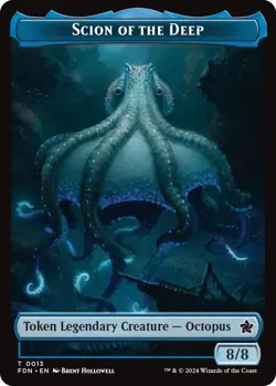 Scion of the Deep // Koma's Coil Doubled-Sided Token - 13 // 11 / Engli - Image 1