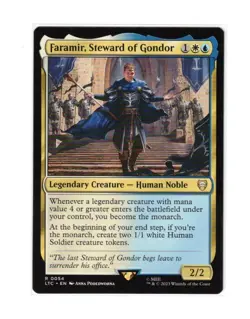 MTG - NM - Faramir, Steward of Gondor - Commander: the Lord of the Rings 54 - Image 1