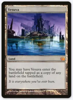 Foil Vesuva 0014 (Pack Fresh) - MTG: From the Vault: Realms (V12) - Image 1