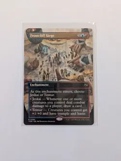 MtG Frostcliff Siege Borderless R TDM Tarkir 0385 Magic Gathering - Image 1