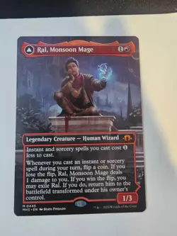 MTG - Ral, Monsoon Mage Borderless - Modern Horizons 3 - Image 1