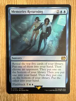 Magic the Gathering MTG - Memories Returning - Final Fantasy - NM FOIL - Image 1