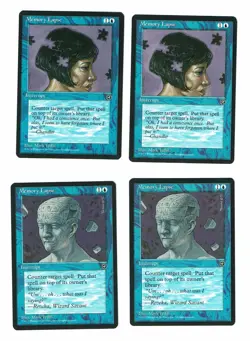 MTG 4x Memory Lapse (NM) Homelands Interrupt Magic The Gathering WOTC VTG - Image 1