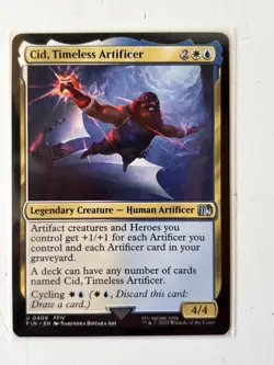 Cid, Timeless Artificer (0409) #409 Final Fantasy FIN - Regular - Magic MTG NM - Image 1
