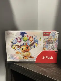 Prismatic Evolutions Elite Trainer (ETB) Scarlet Violet PokemonTCG SEALED Costco - Image 1