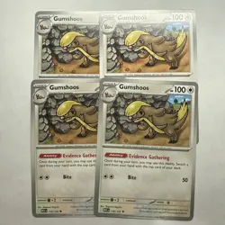 Gumshoos x4 (playset) 110/132 Mega Evolution (MEG en) Uncommon NM Pokemon - Image 1