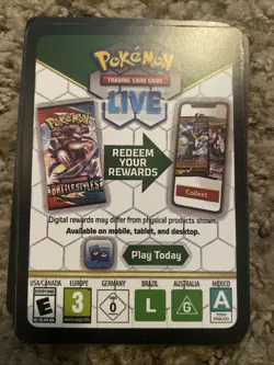 100 Pokemon TCG LIVE Code Cards. White And Black Border - Image 2