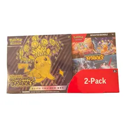 Pokemon Surging Sparks Elite Trainer Box + Booster Bundle [FACTORY SEALED] - Image 2