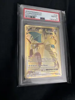 Pokemon XY Evolutions 2016 Dragonite EX PSA 10 Full Art FA Gem Mint #106/108 - Image 3