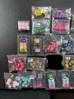 Pokemon TCG 35 SEALED Various Dice Sets 3 Metal Sets Sword Shield Scarlet Violet - Image 2