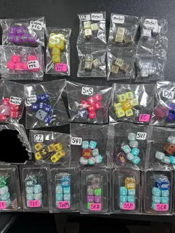 Pokemon TCG 35 SEALED Various Dice Sets 3 Metal Sets Sword Shield Scarlet Violet - Image 3