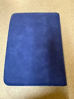 BLUE Pokemon Laser Engraved Binder/ Made To Order! ASH GRENINJA. Engraved. - Image 5