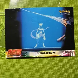 1999 Topps Pokemon Mewtwo Strikes Back #21 Introductions Blue Logo NM - Image 1