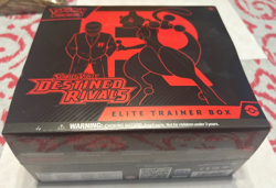 Pokemon TCG - Destined Rivals Elite Trainer Box (ETB)! New, Sealed, In Hand Now! - Image 1