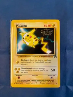 Pikachu Black Star WB Promo #4- 1999 First Pokemon Movie - Image 1