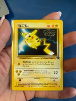 Pikachu Black Star WB Promo #4- 1999 First Pokemon Movie - Image 5
