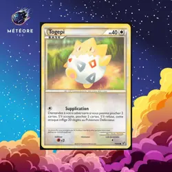 Carte Pokemon Togepi 70/90 HS Indomptable Francais - Image 1
