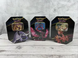 Pokemon TCG: Crown Zenith Tin Set of 3 - Articuno Moltres Zapdos - Sealed - New - Image 1