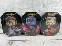 Pokemon TCG: Crown Zenith Tin Set of 3 - Articuno Moltres Zapdos - Sealed - New - Image 2