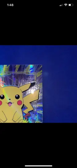 2000 Topps Chrome Pokemon Pikachu #25 (SPECTRA CHROME) - Image 3