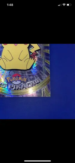 2000 Topps Chrome Pokemon Pikachu #25 (SPECTRA CHROME) - Image 5
