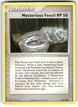 Mysterious Fossil Holon Phantoms Common Pokemon Lightly played - Image 1