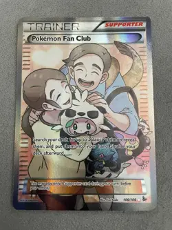 Pokemon Fan Club EX 106/106 XY: Flashfire Full Art Holo - Pokemon TCG NM/Mint - Image 1