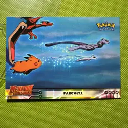1999 Topps Pokemon Movie Mewtwo Strikes Back Farewell #39 NM Blue Logo - Image 1