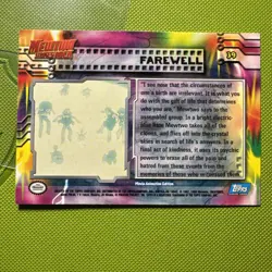 1999 Topps Pokemon Movie Mewtwo Strikes Back Farewell #39 NM Blue Logo - Image 2