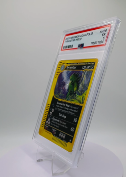 Tyranitar Aquapolis H28/H32 Holo PSA 5 EX Pokemon Cert #115031354 Fresh Grade - Image 2