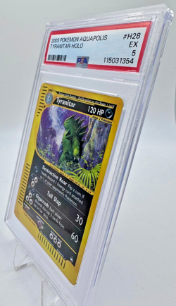 Tyranitar Aquapolis H28/H32 Holo PSA 5 EX Pokemon Cert #115031354 Fresh Grade - Image 5