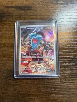 Pokemon TCG Team Rocket’s Wobbuffet 203 Full Art Promo Destined Rivals ￼ - Image 1