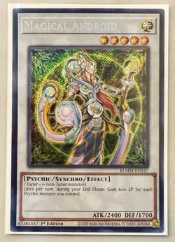 Yugioh! Magical Android - BLMM-EN147 - Secret Rare - 1st Edition Near Mint, Engl - Image 1