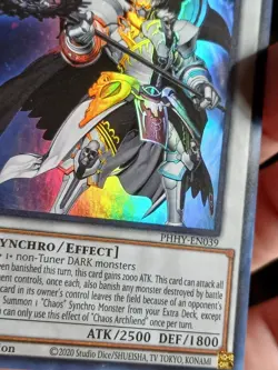 Yugioh Chaos Archfiend PHHY-EN039 Ultra Rare 1st Ed NM - Image 5