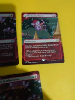 Goblin Bombardment & 2 x Raid Bombardment MTG 3 Card. Wilds of Eldraine.WOT - Image 5