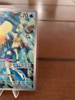Pokemon TCG Misty's Psyduck Illustration Rare Card 193/182 SV:10 Destined Rivals - Image 5