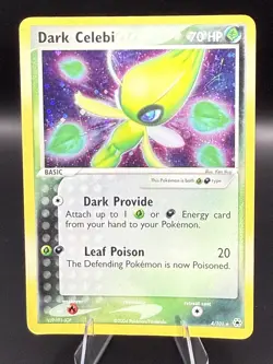 Dark Celebi 4/101 Hidden Legends Holo Rare Vintage Pokemon Card MINT LP - Image 1