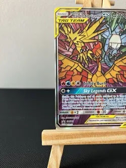 Pokemon Card Moltres & Zapdos & Articuno GX SM210 Hidden Fates Promo - Image 3