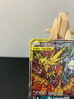 Pokemon Card Moltres & Zapdos & Articuno GX SM210 Hidden Fates Promo - Image 4