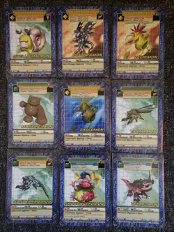 Complete Vintage Digimon Battle Series 3 Street Starter 2 Card Set Babamon +++ - Image 3